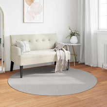 Vloerkleden Rond HUARTE Crème en Grijs Ø 200 CM Polyester