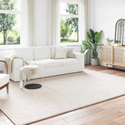 Vloerkleed crème 280x200 cm polyester