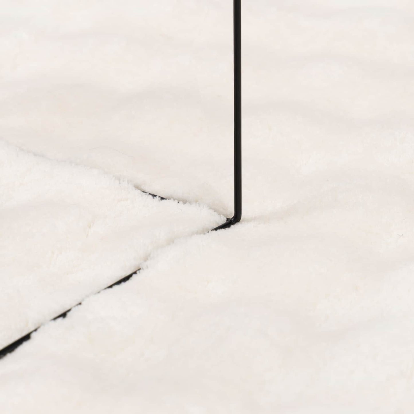 Vloerkleden Vierkant Crème 240 x 240 cm