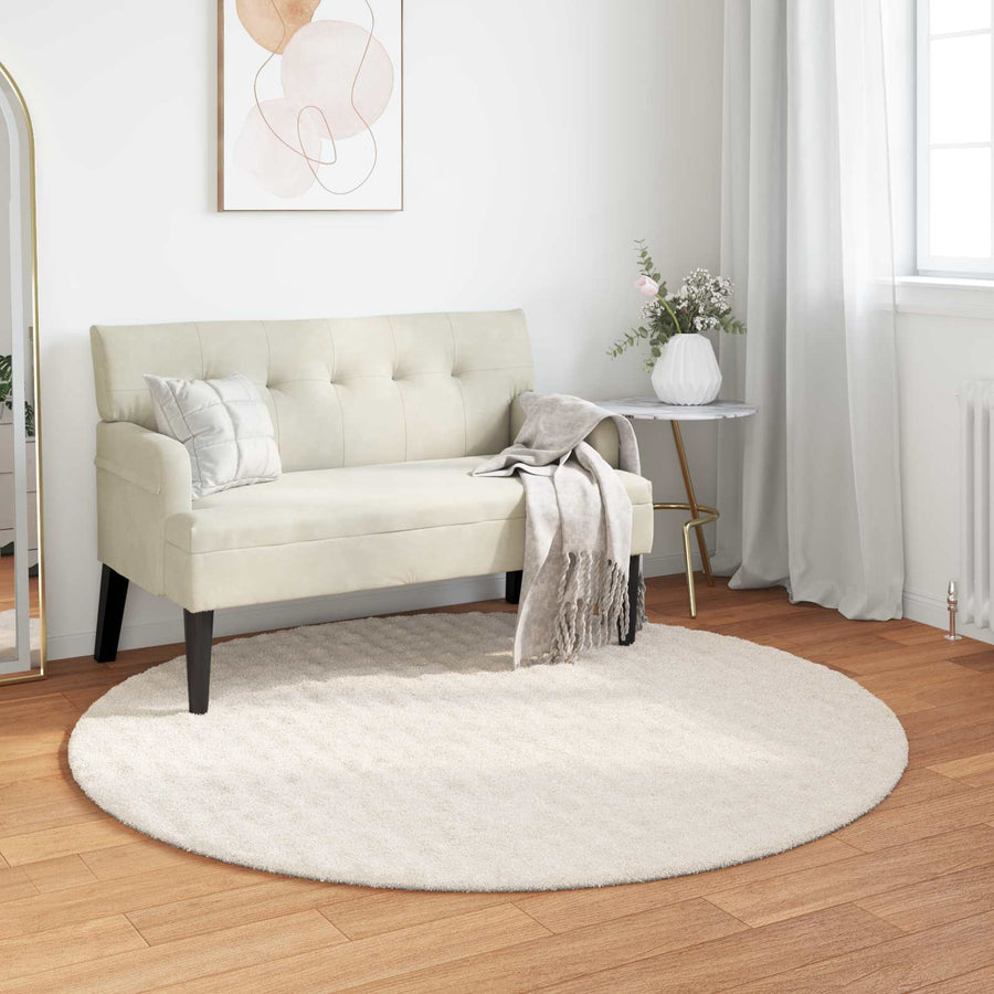 Vloerkleden Rond Crème Ø 120 CM
