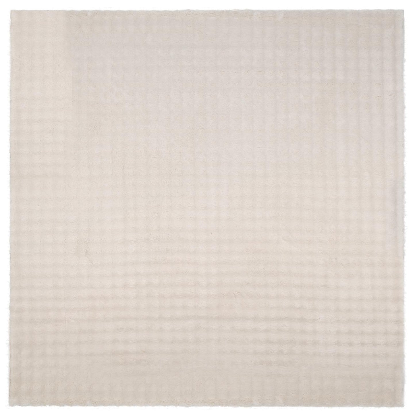 Vloerkleden Vierkant HUARTE Beige 120 x 120 cm Polyester
