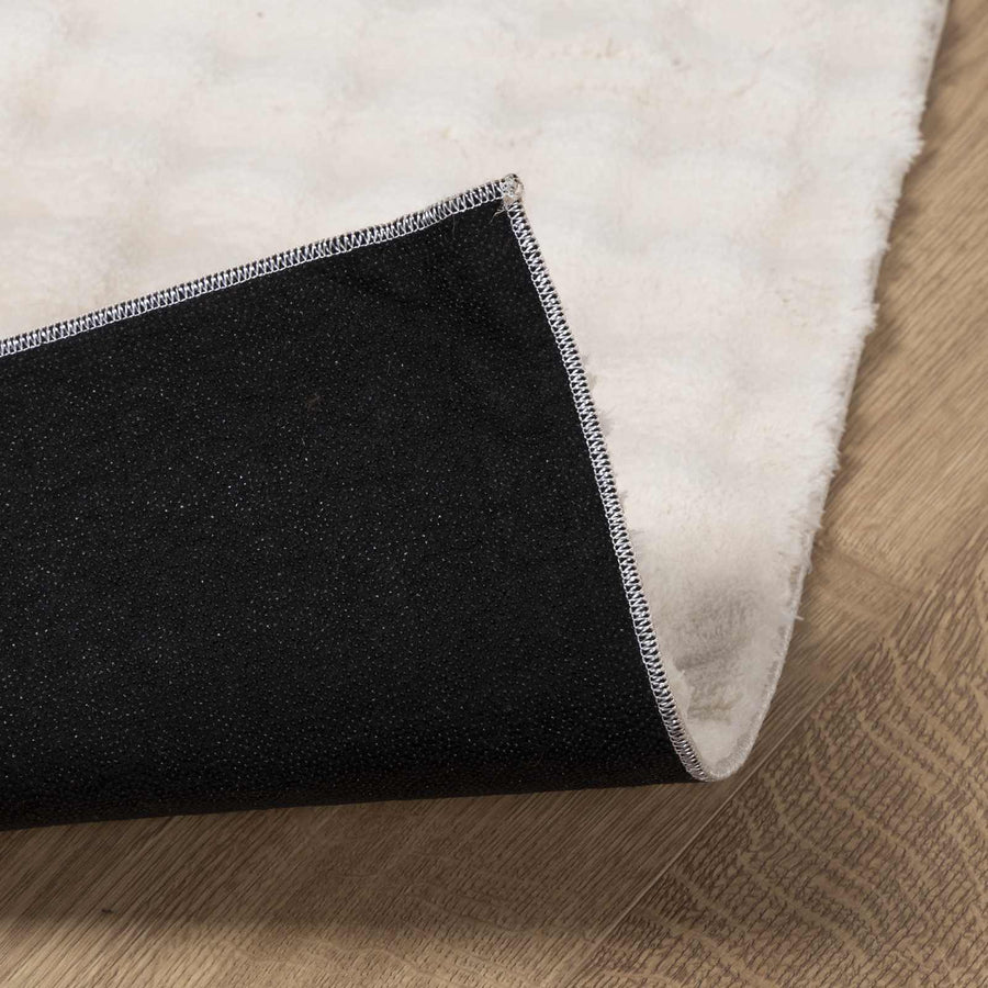Vloerkleden Vierkant Beige 200 x 200 cm
