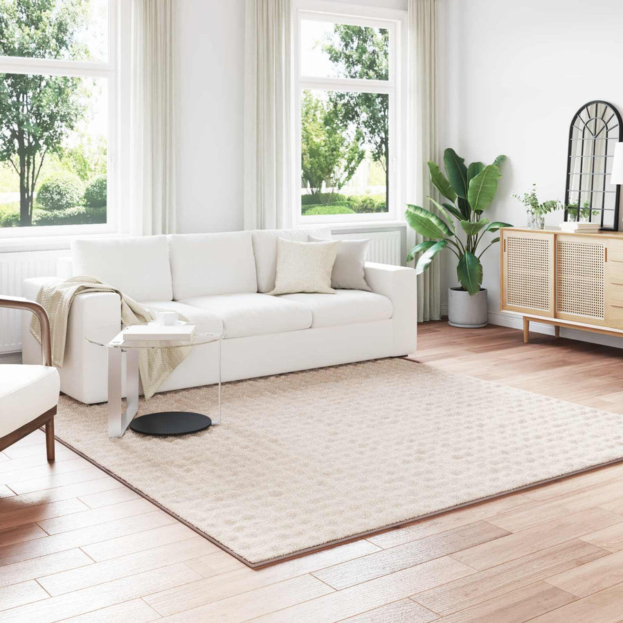 Vloerkleden Vierkant Beige 240 x 240 cm