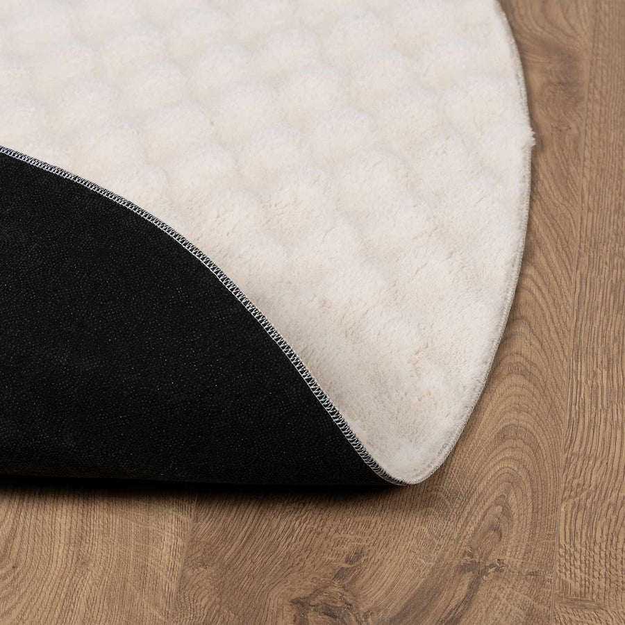 Vloerkleden Rond Beige Ø 120 CM
