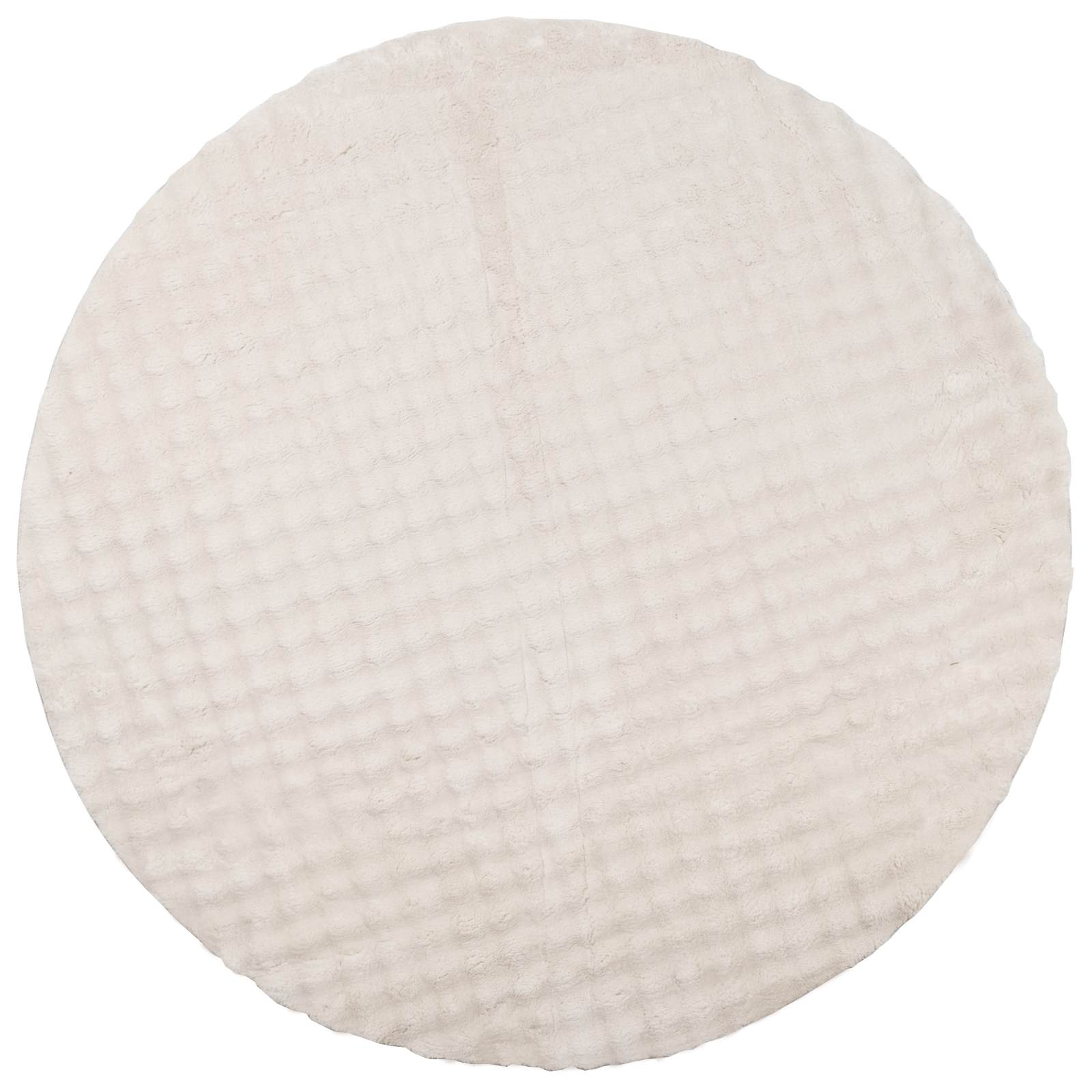 Vloerkleden Rond Beige Ø 160 CM