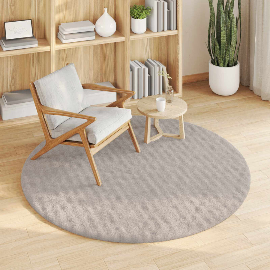 Vloerkleden Rond Zand Ø 160 CM
