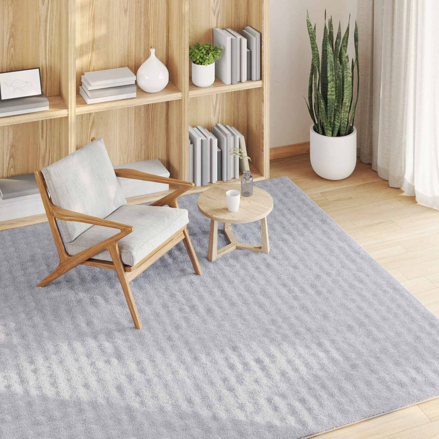 Vloerkleden Vierkant Grijs 200 x 200 cm