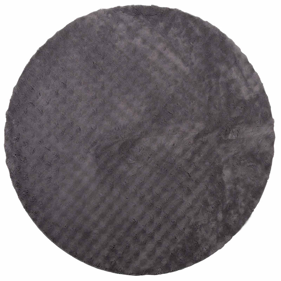 Vloerkleden Rond Antraciet Ø 120 CM