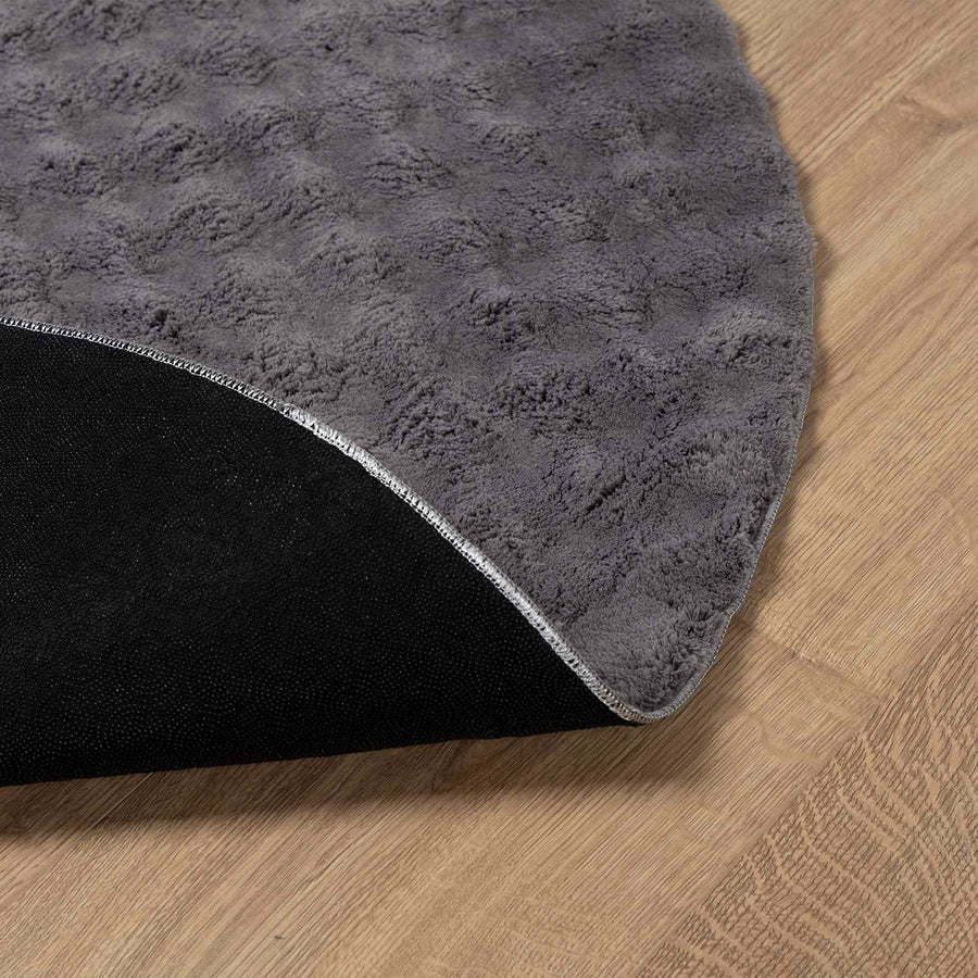 Vloerkleden Rond Antraciet Ø 160 CM