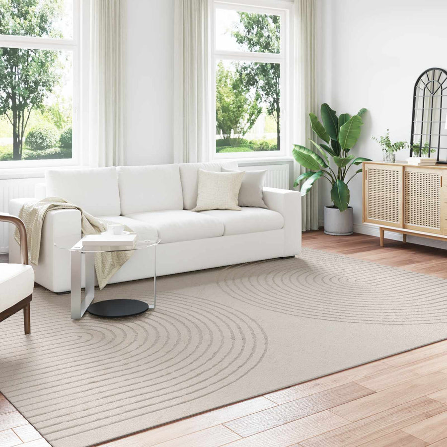 Vloerkleden Rechthoekig Crème 340 x 240 cm