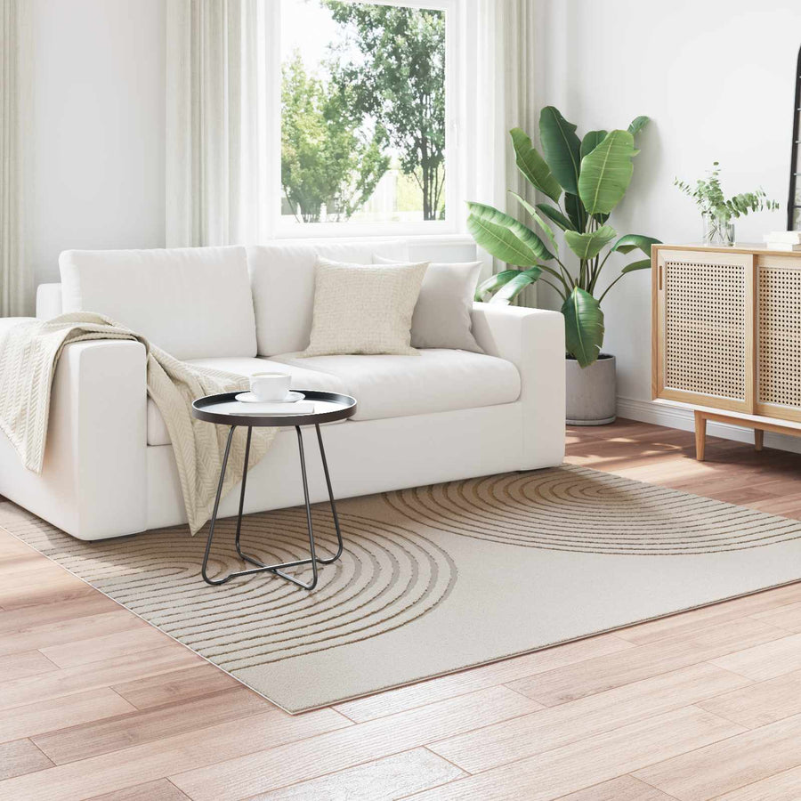 Vloerkleden Vierkant Crème 200 x 200 cm