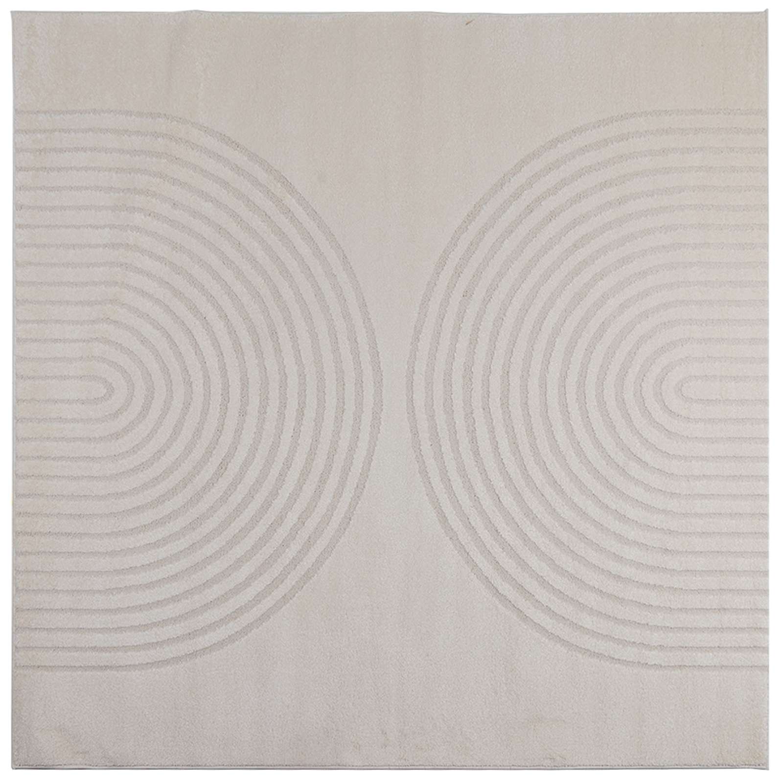 Vloerkleden Vierkant Crème 240 x 240 cm