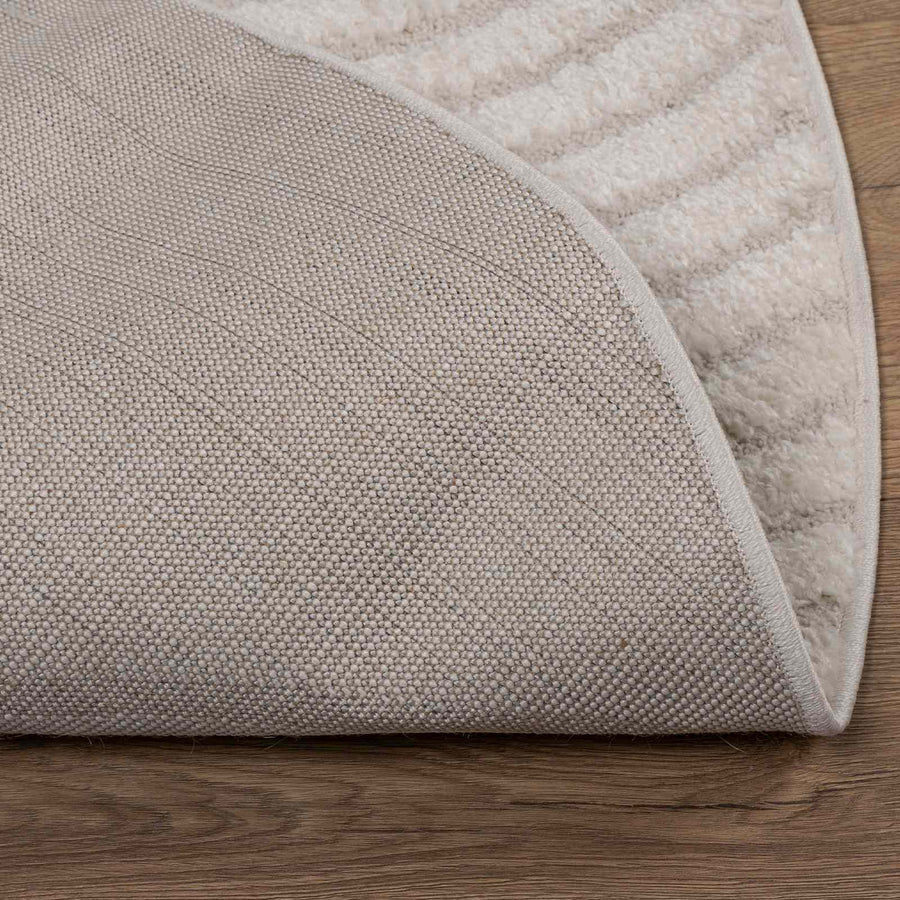 Vloerkleden Rond Crème Ø 160 CM