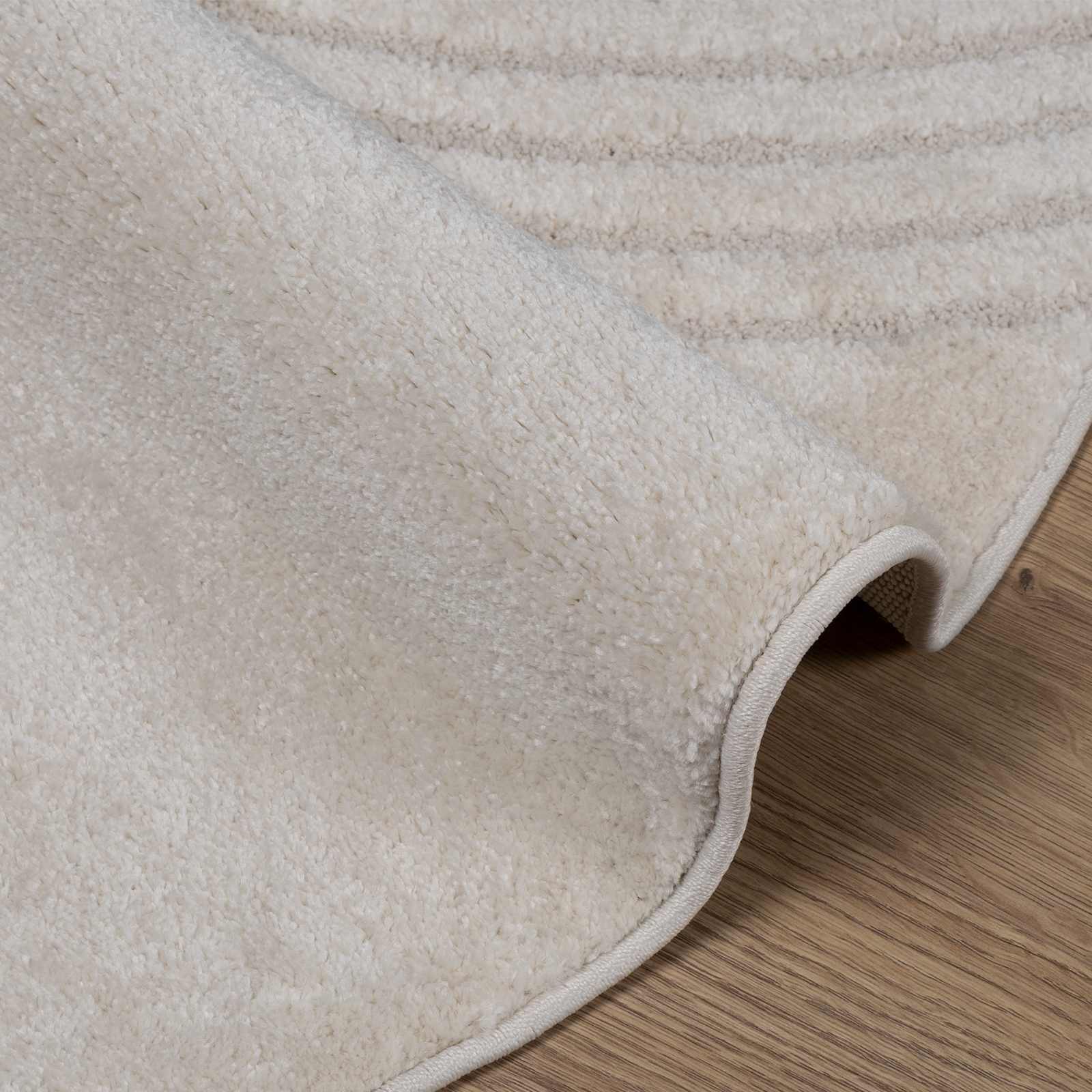 Vloerkleden Rond Crème Ø 160 CM