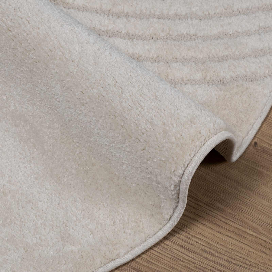 Vloerkleden Rond Crème Ø 160 CM