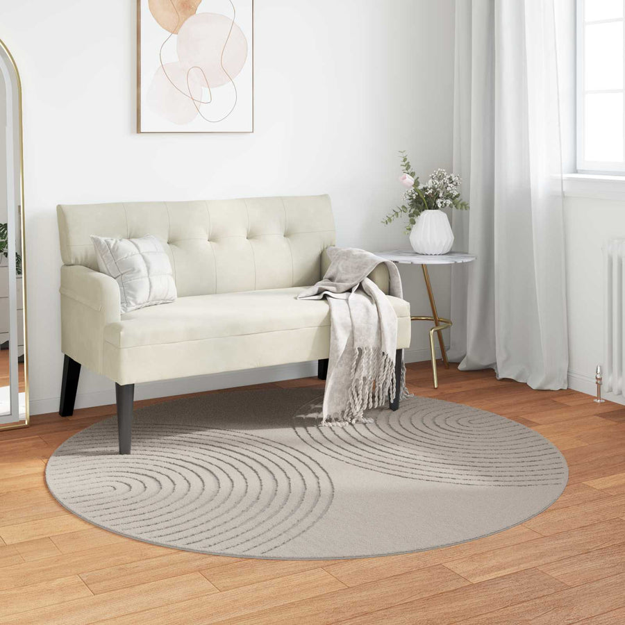 Vloerkleden Rond Crème Ø 160 CM