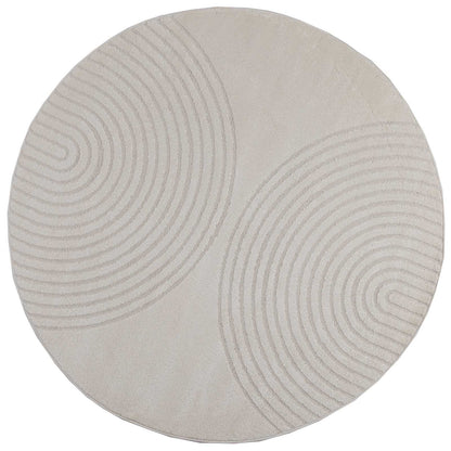 Vloerkleden Rond Crème Ø 160 CM