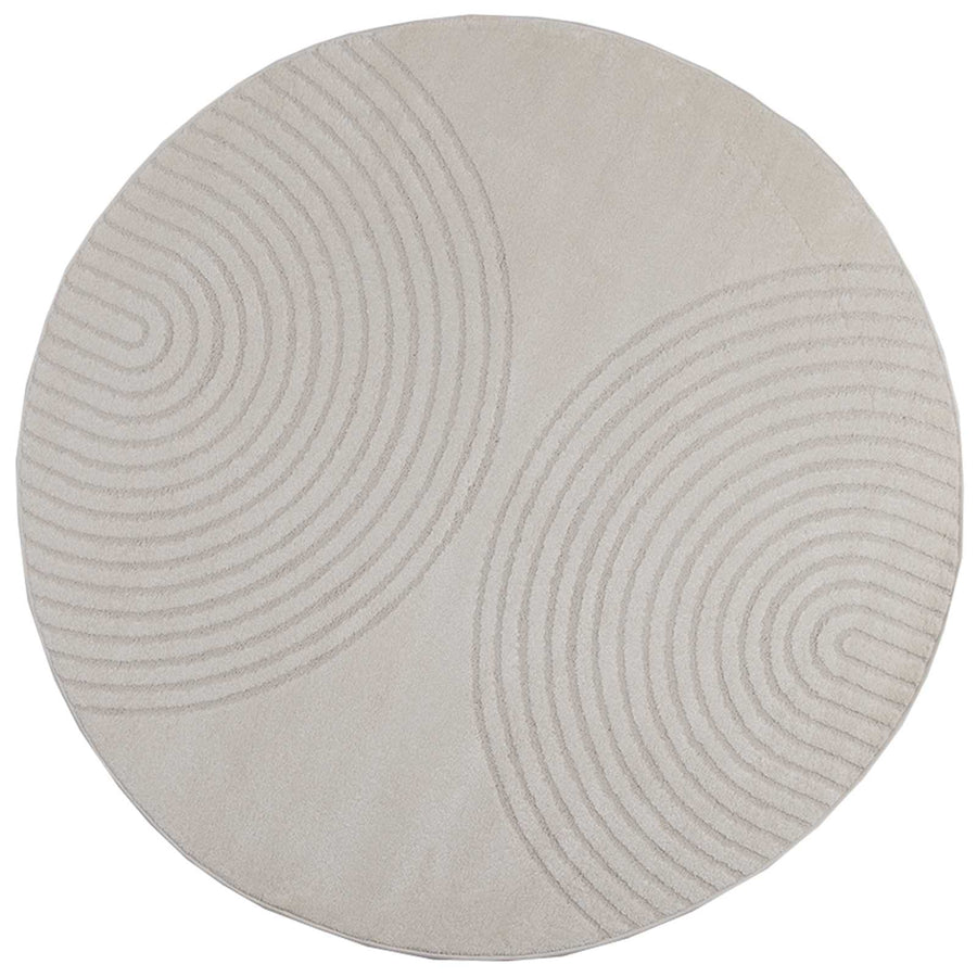 Vloerkleden Rond Crème Ø 160 CM