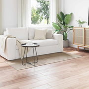 Vloerkleed 150x80 cm beige polyester rechthoekig