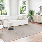 Rugs Rectangular GALATI Beige 340 x 240 cm Polyester