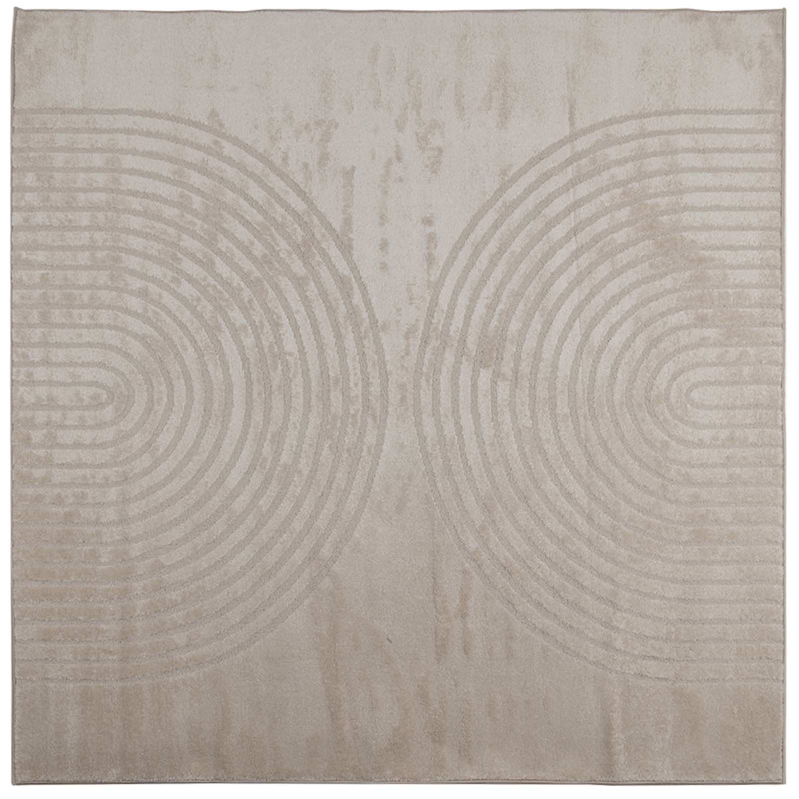 Vloerkleden Vierkant Beige 120 x 120 cm