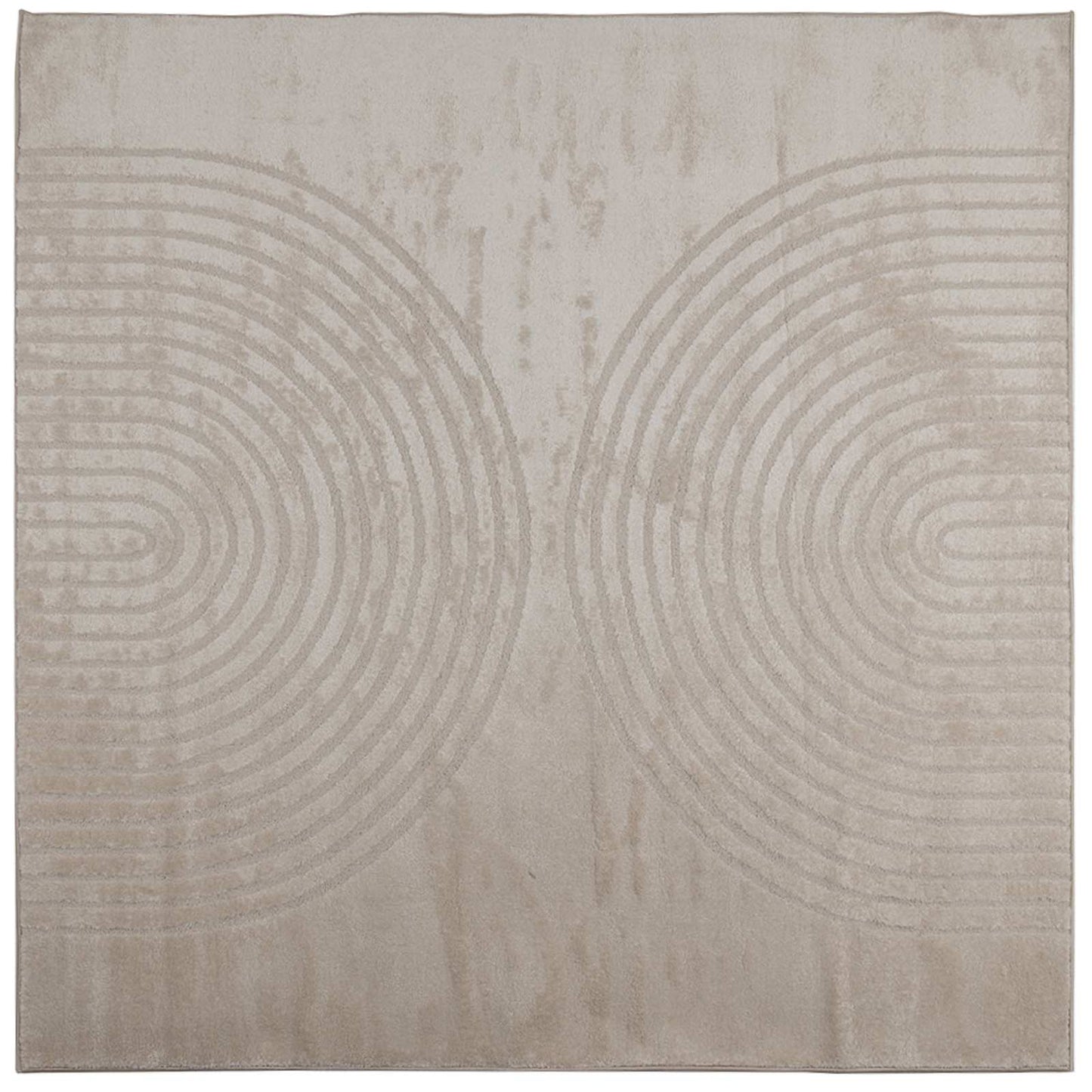 Vloerkleden Vierkant Beige 200 x 200 cm