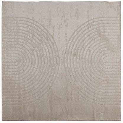 Vloerkleden Vierkant Beige 240 x 240 cm