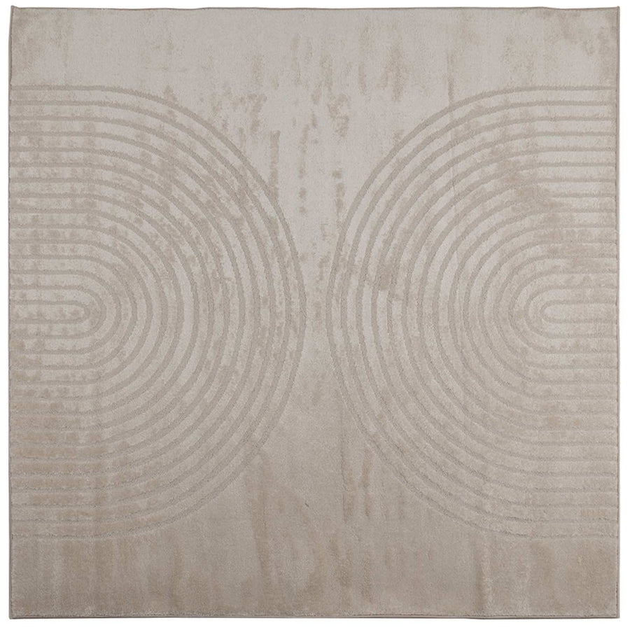 Vloerkleden Vierkant Beige 240 x 240 cm