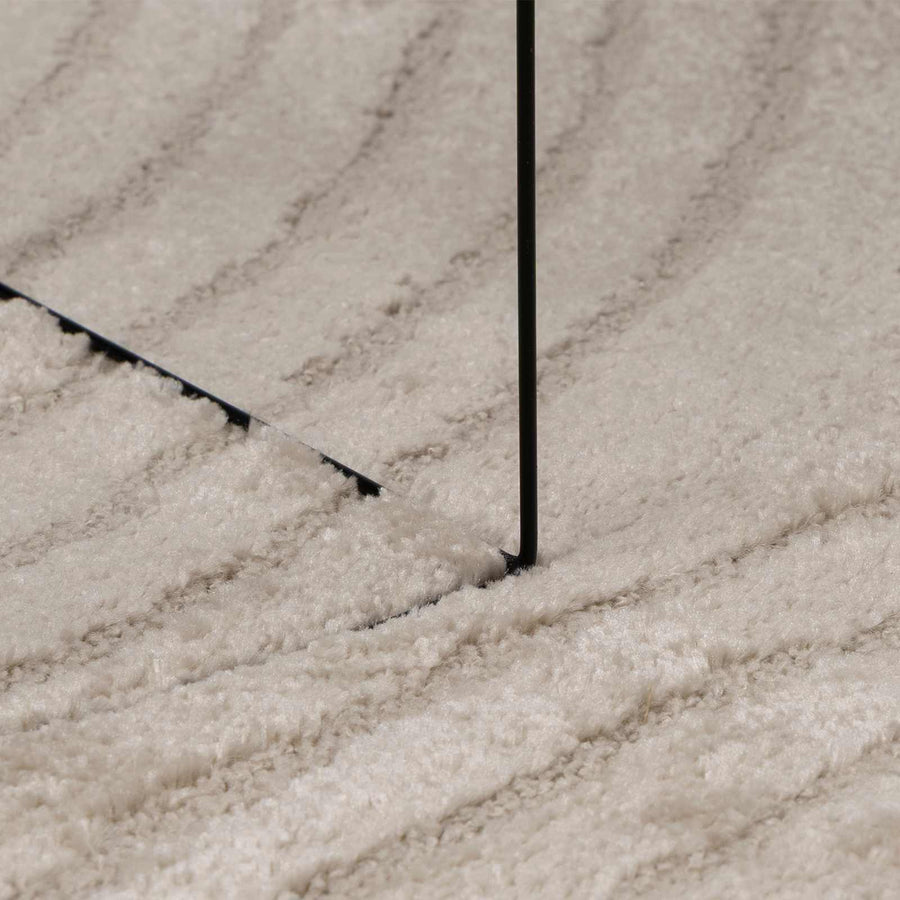 Vloerkleden Rond Beige Ø 160 CM