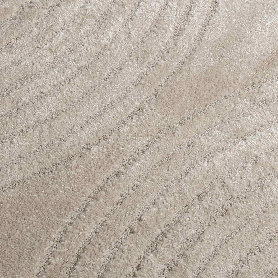 Vloerkleden Rond Beige Ø 160 CM