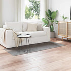 Rugs Rectangular HUARTE Grey 200 x 80 cm Polyester