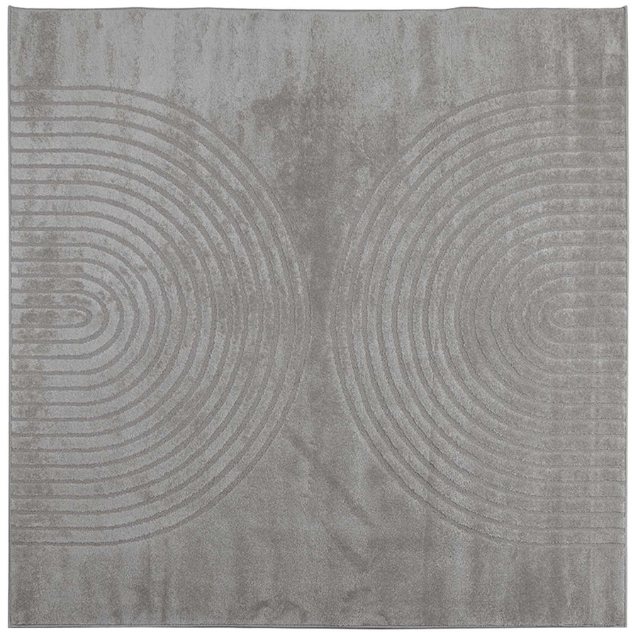 Vloerkleden Vierkant Grijs 120 x 120 cm