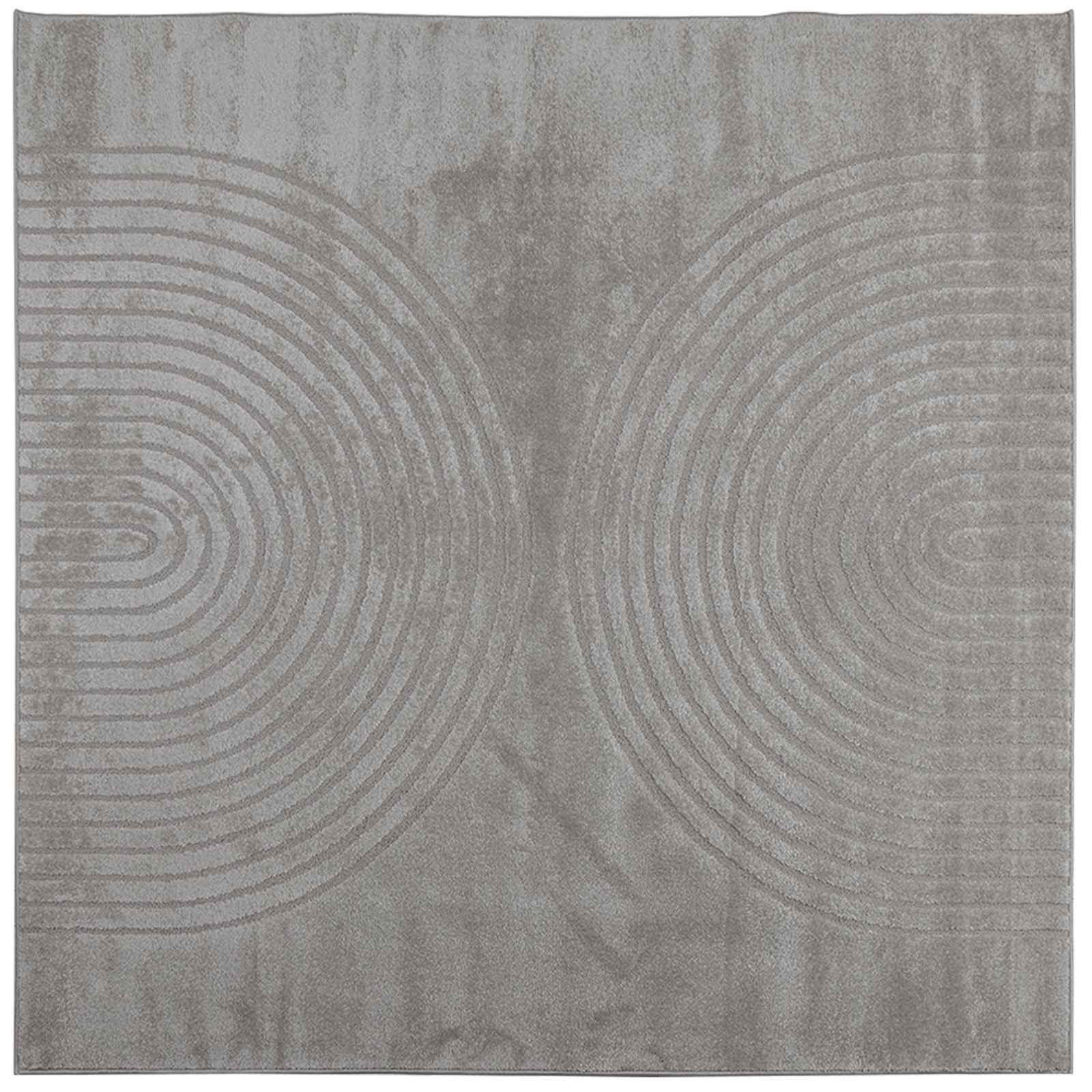 Vloerkleden Vierkant Grijs 200 x 200 cm