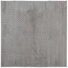 Vloerkleden Vierkant HUARTE Grijs 240 x 240 cm Polyester