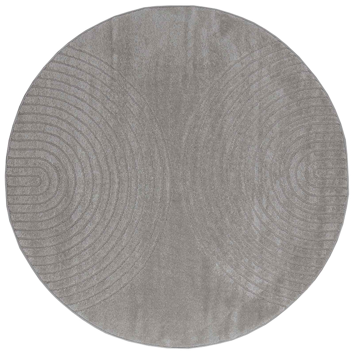 Vloerkleden Rond Grijs Ø 120 CM