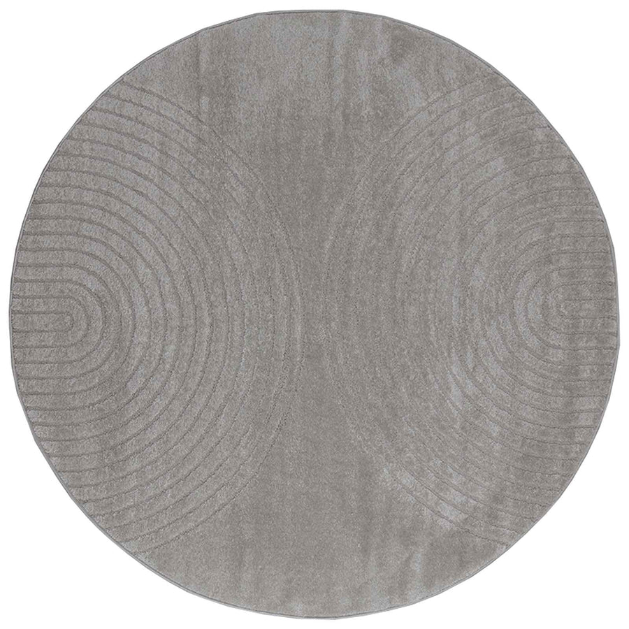Vloerkleden Rond Grijs Ø 120 CM