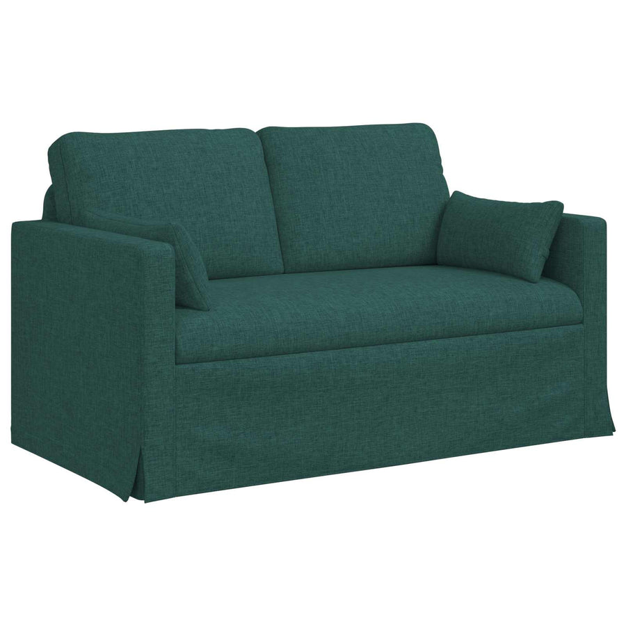 Bank 2 pcs Donkergroen Metaal