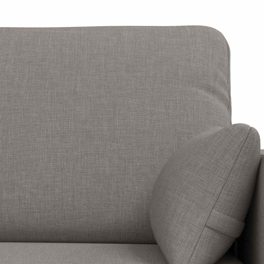 Bank 2 pcs Taupe Metaal