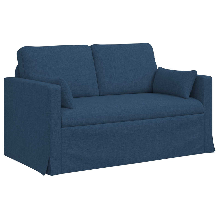 Bank 2 pcs Blauw Metaal