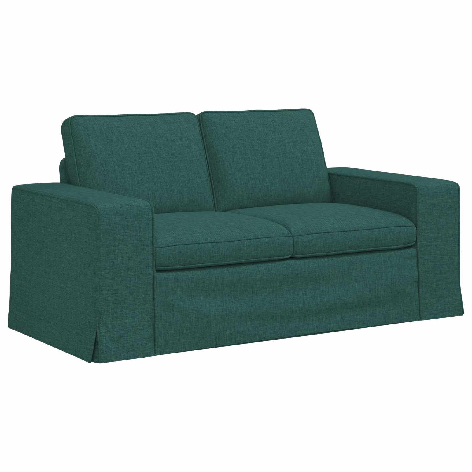 Bank 2 pcs Donkergroen Metaal