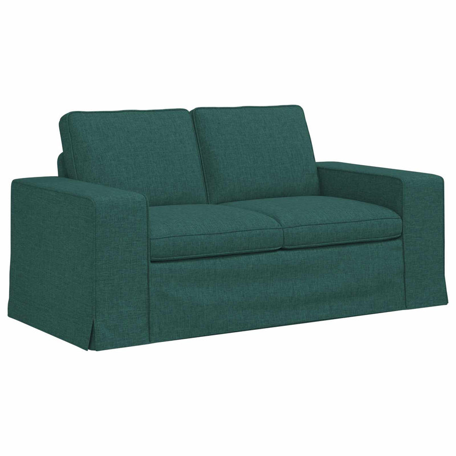 Bank 2 pcs Donkergroen Metaal
