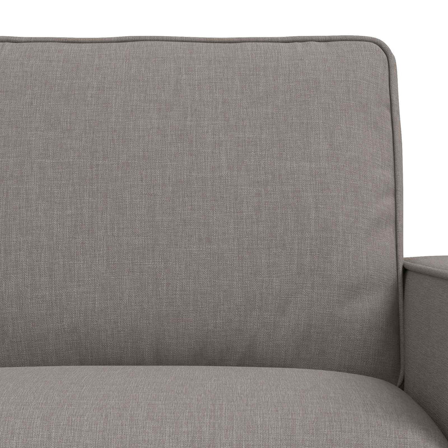 Bank 2 pcs Taupe Metaal