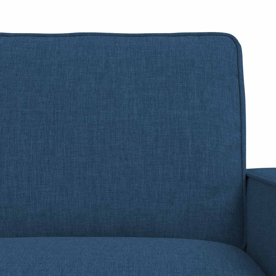 Bank 2 pcs Blauw Metaal