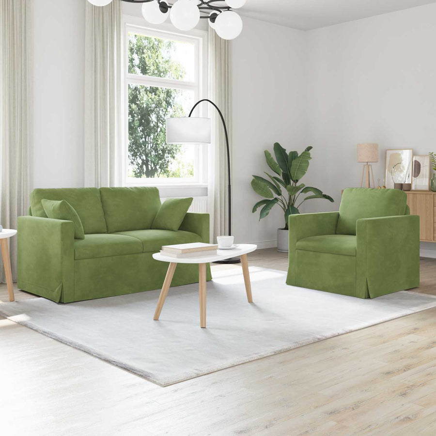 Bank 2 pcs Lichtgroen