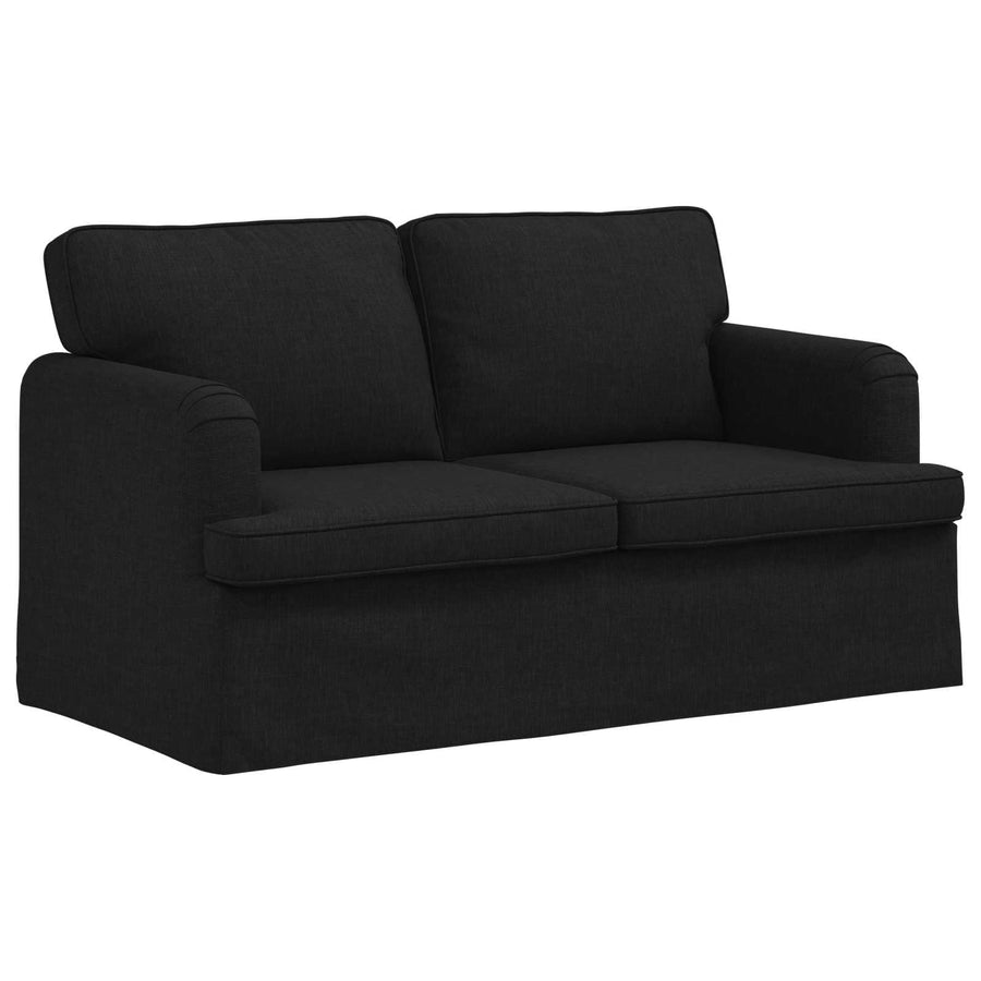 Bank 2 pcs Zwart Metaal