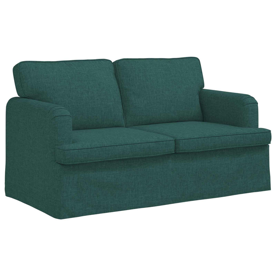 Bank 2 pcs Donkergroen Metaal