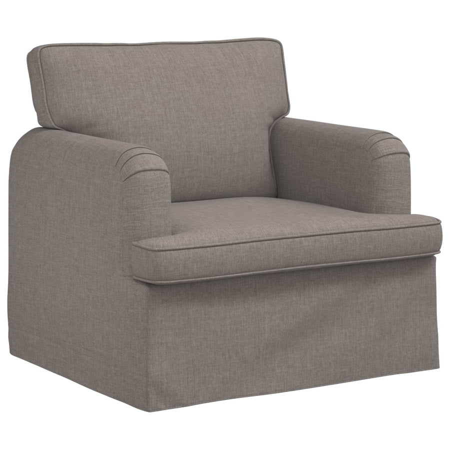 Bank 2 pcs Taupe Metaal