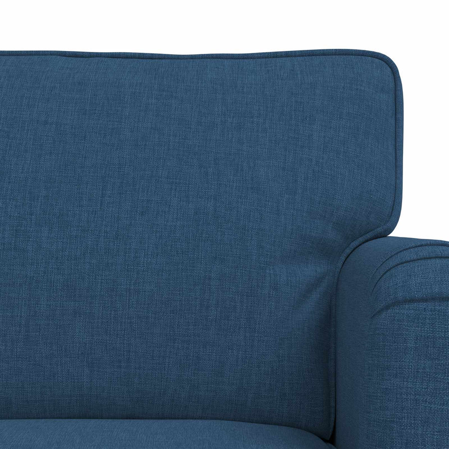 Bank 2 pcs Blauw Metaal
