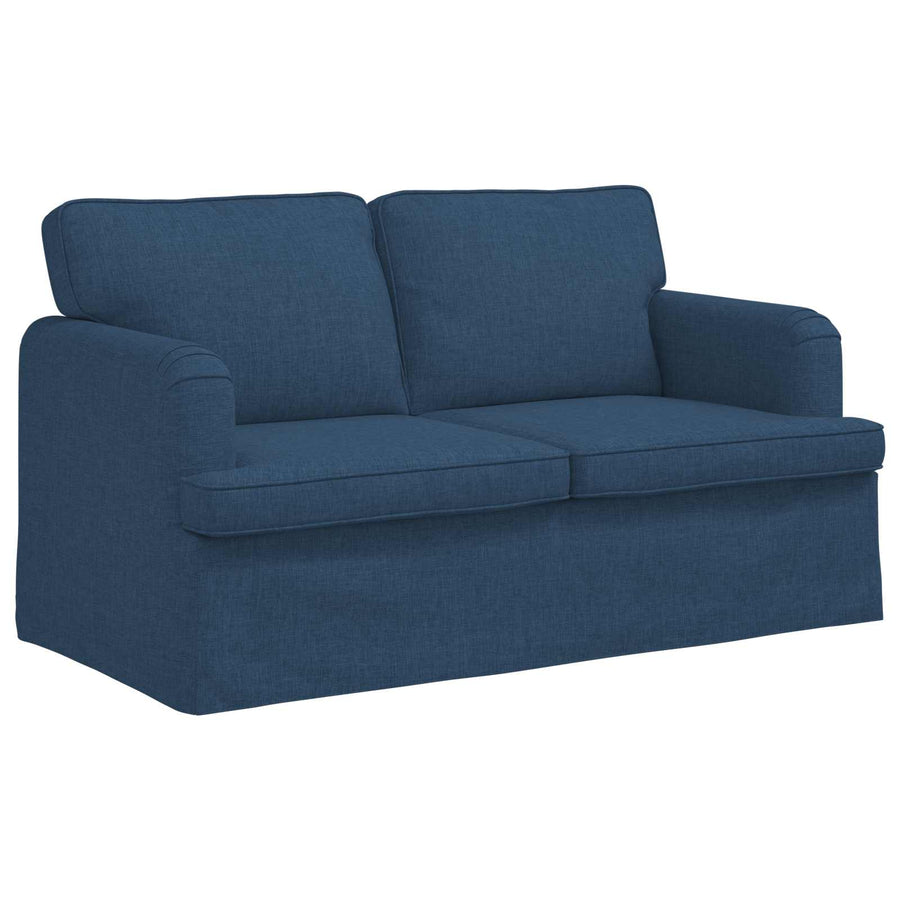 Bank 2 pcs Blauw Metaal