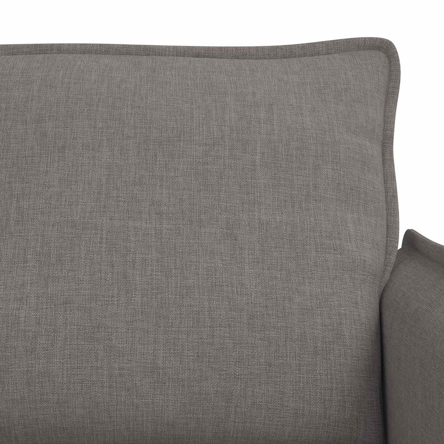 Bank 120cm 2 pcs Taupe Metaal